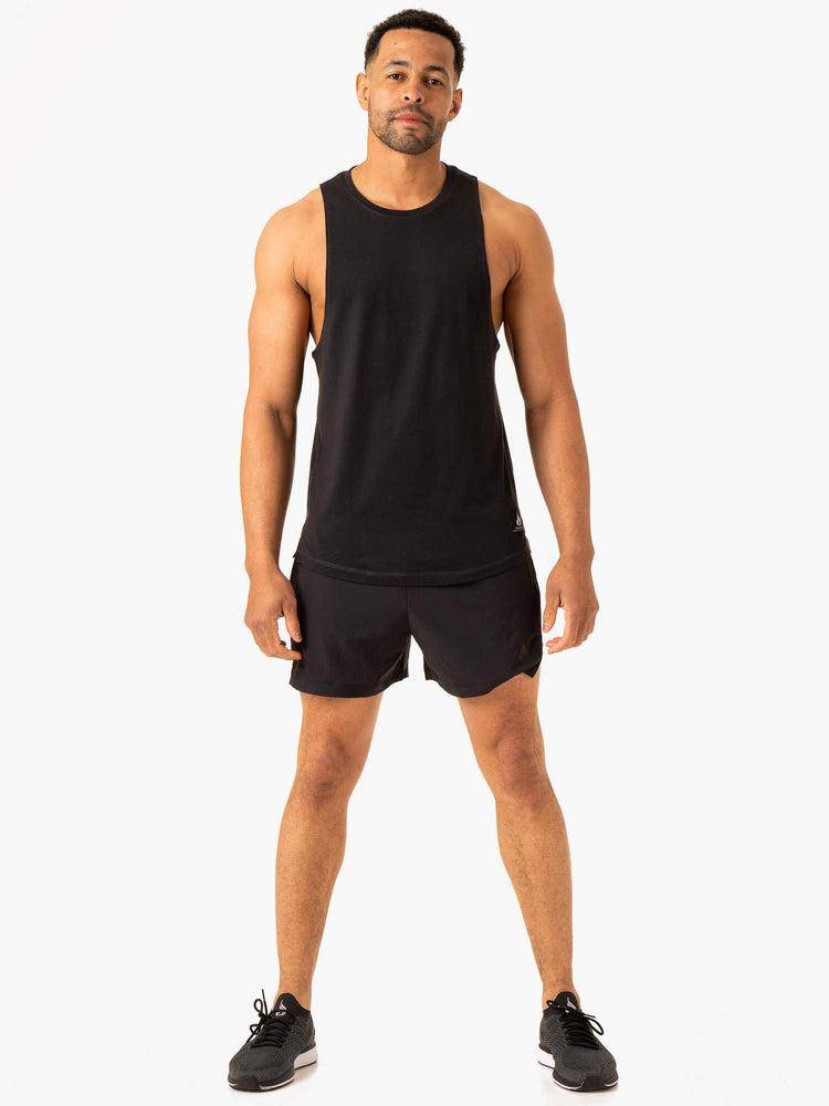 Ryderwear Men Tanks Vital Baller Tank Men's Tanks Faded Black | CA2972XF