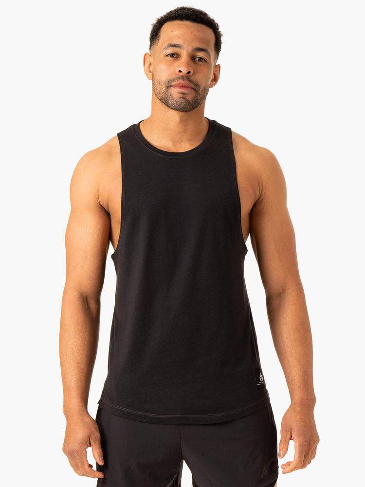 Ryderwear Men Tanks Vital Baller Tank Men\'s Tanks Faded Black | CA2972XF