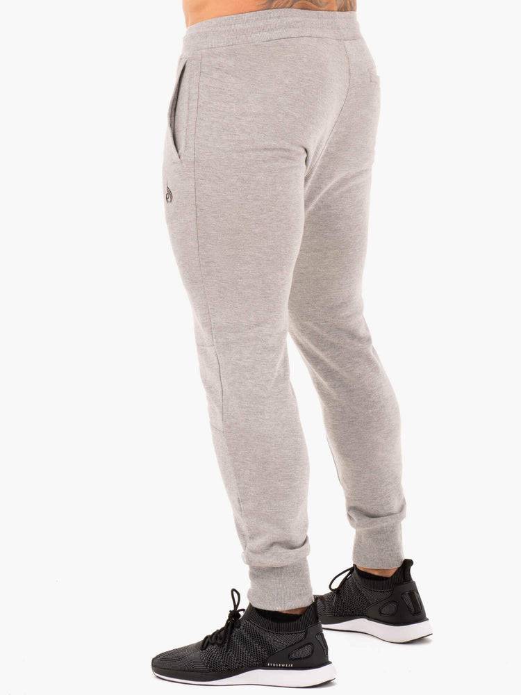 Ryderwear Men Track Pants Athletic Fleeces Men's Track Pants Grey Marl | CA3152WY