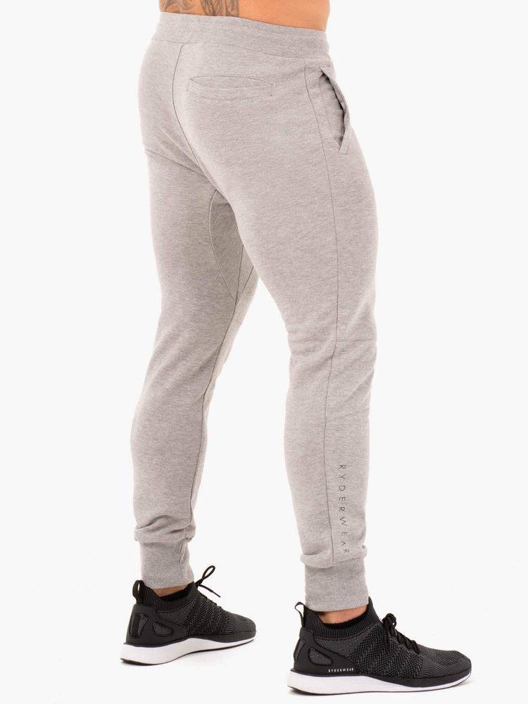 Ryderwear Men Track Pants Athletic Fleeces Men's Track Pants Grey Marl | CA3152WY