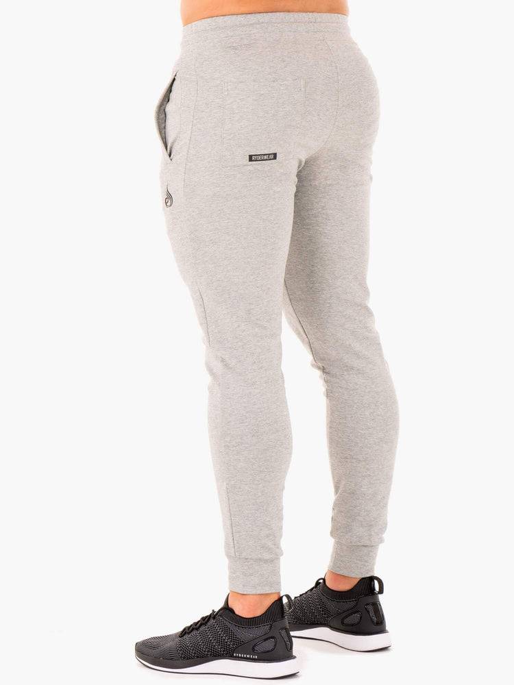 Ryderwear Men Track Pants Bases Men's Track Pants Grey Marl | CA3150RW