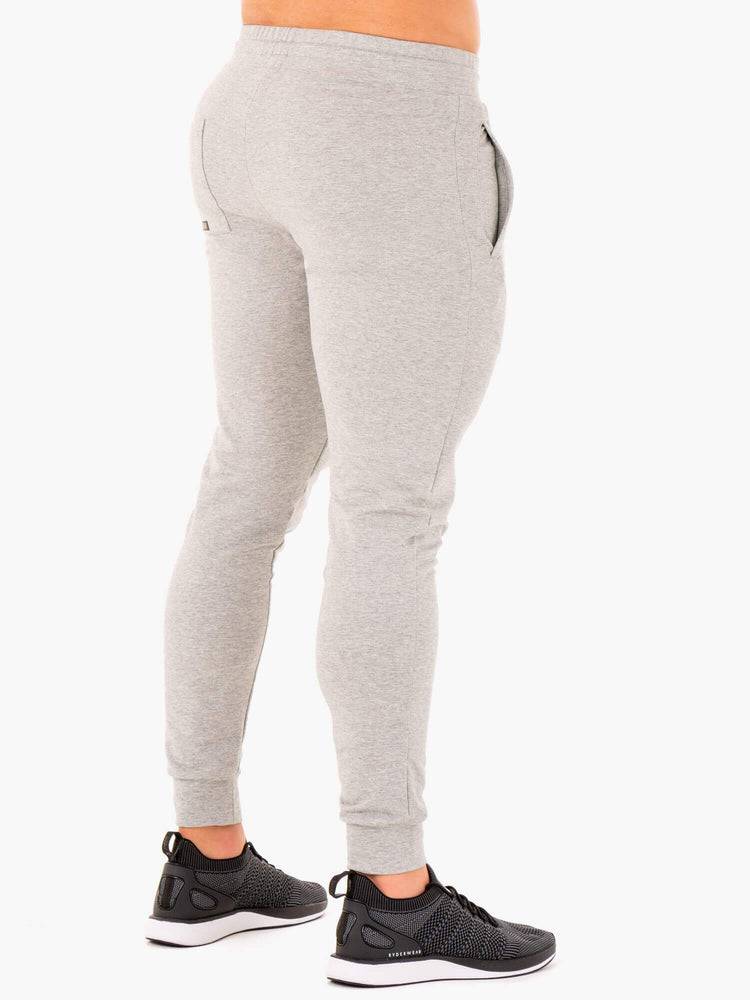 Ryderwear Men Track Pants Bases Men's Track Pants Grey Marl | CA3150RW