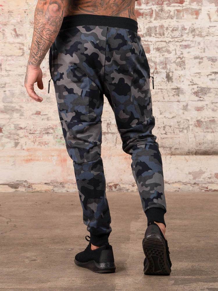 Ryderwear Men Track Pants Camos Men's Track Pants Black/Camo | CA3148YU