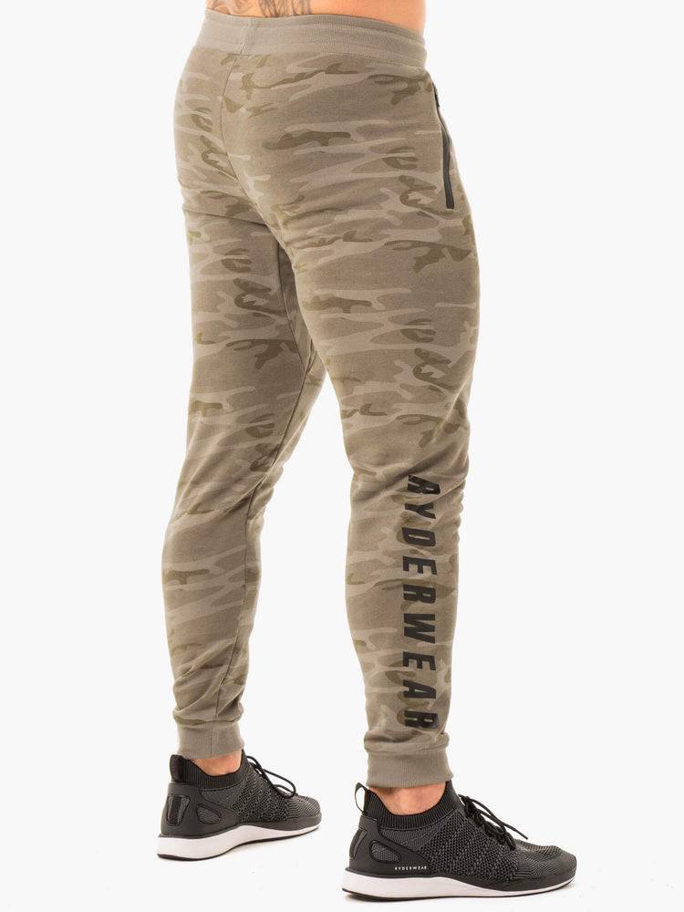 Ryderwear Men Track Pants Combats Men's Track Pants Khaki Camo | CA3147UT