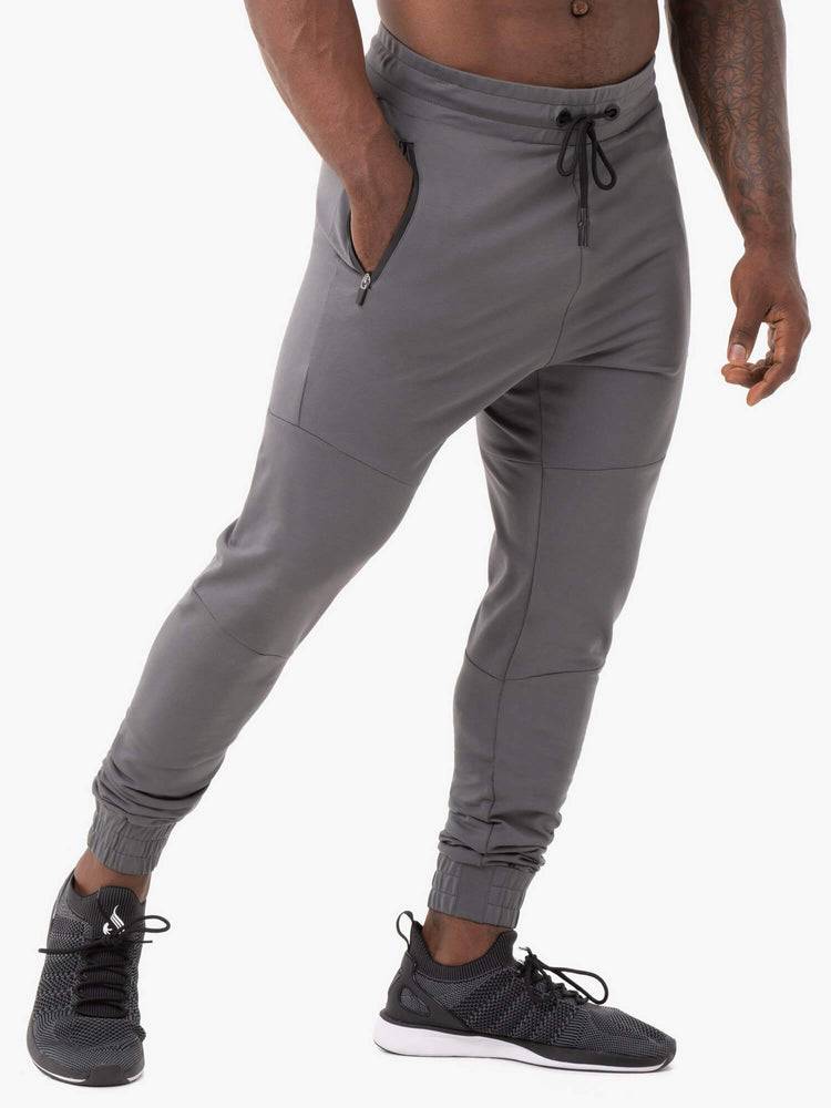 Ryderwear Men Track Pants Energys Men\'s Track Pants Charcoal | CA3143AP