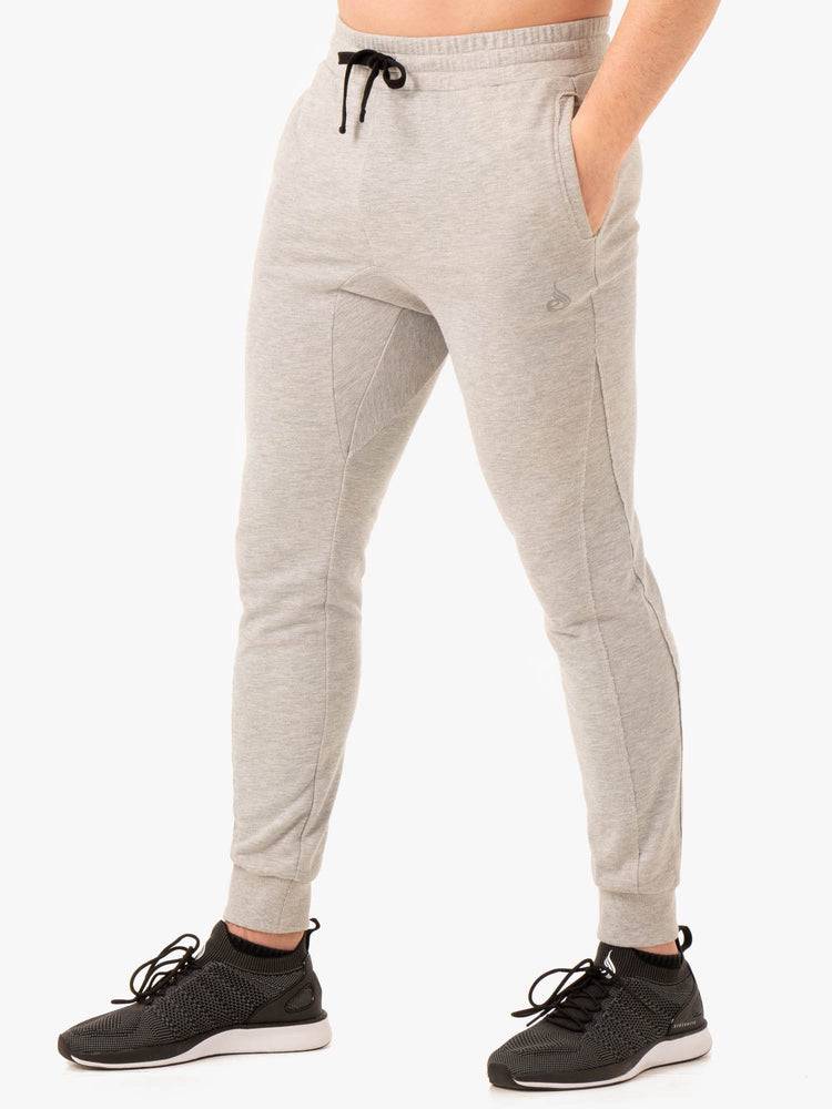 Ryderwear Men Track Pants Force Men's Track Pants Grey Marl | CA3136MA