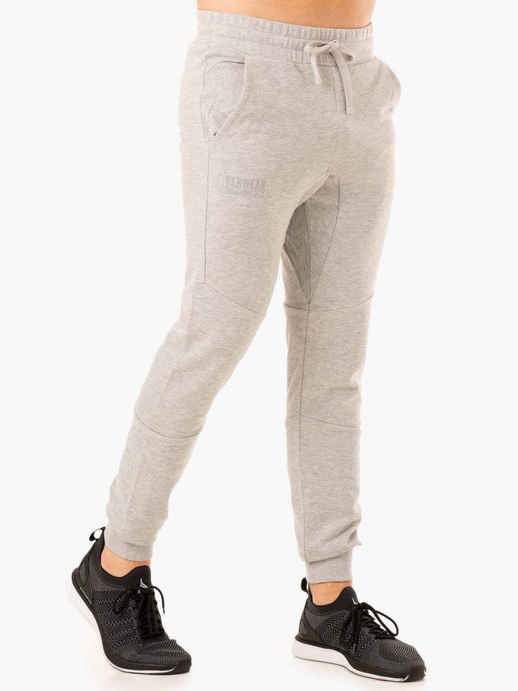 Ryderwear Men Track Pants Limitless Men's Track Pants Grey Marl | CA3126PQ