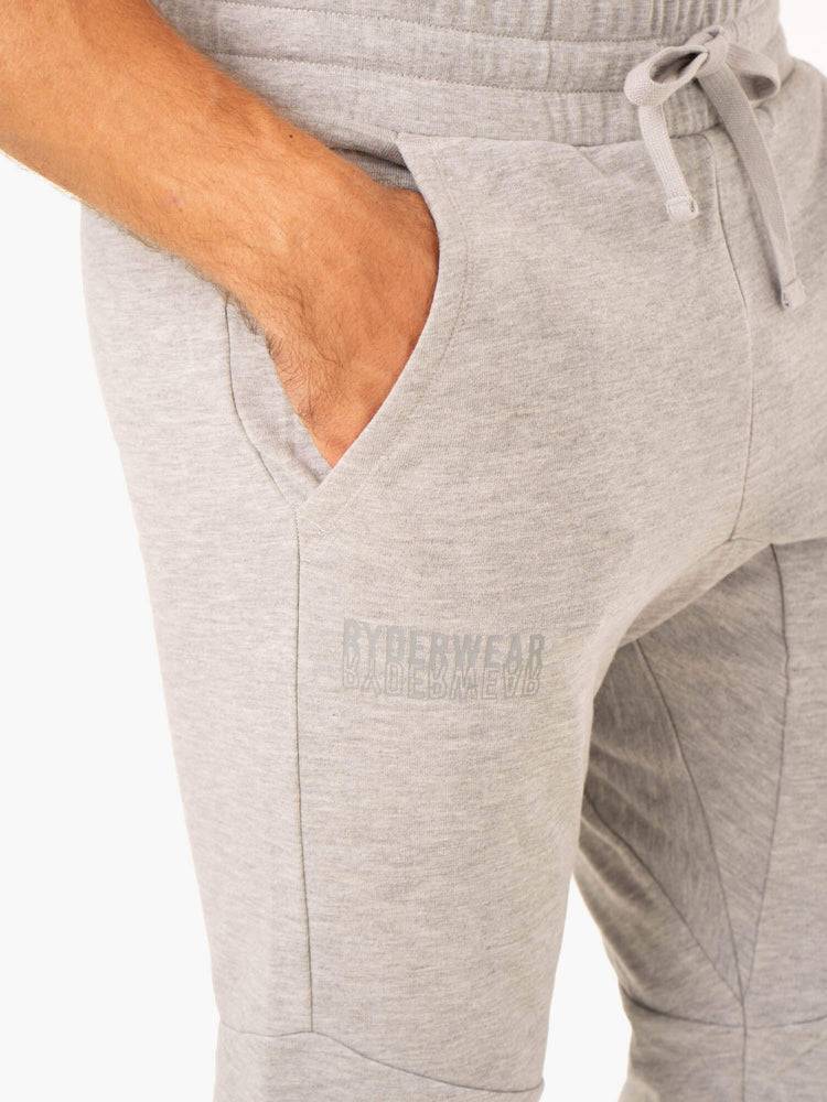 Ryderwear Men Track Pants Limitless Men's Track Pants Grey Marl | CA3126PQ