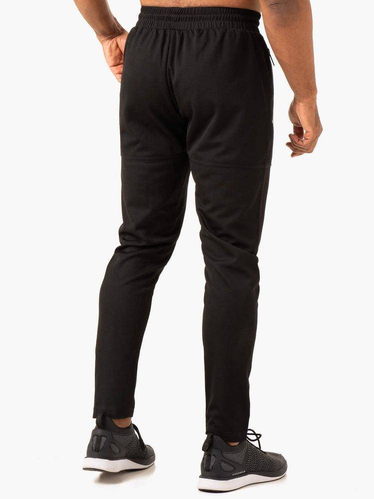 Ryderwear Men Track Pants Mesh Training Men's Track Pants Black | CA3125AP