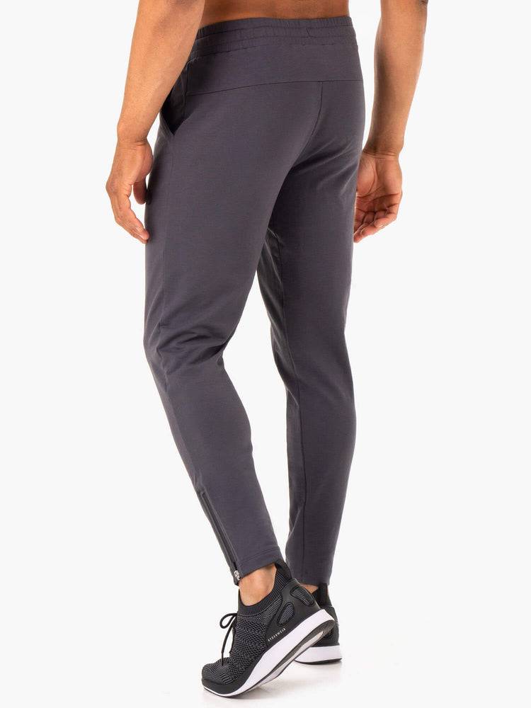 Ryderwear Men Track Pants Optimal Gym Men's Track Pants Charcoal | CA3123DN