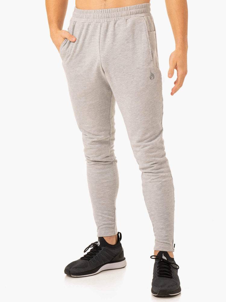 Ryderwear Men Track Pants Pursuits Men\'s Track Pants Light Grey Marl | CA3120HK