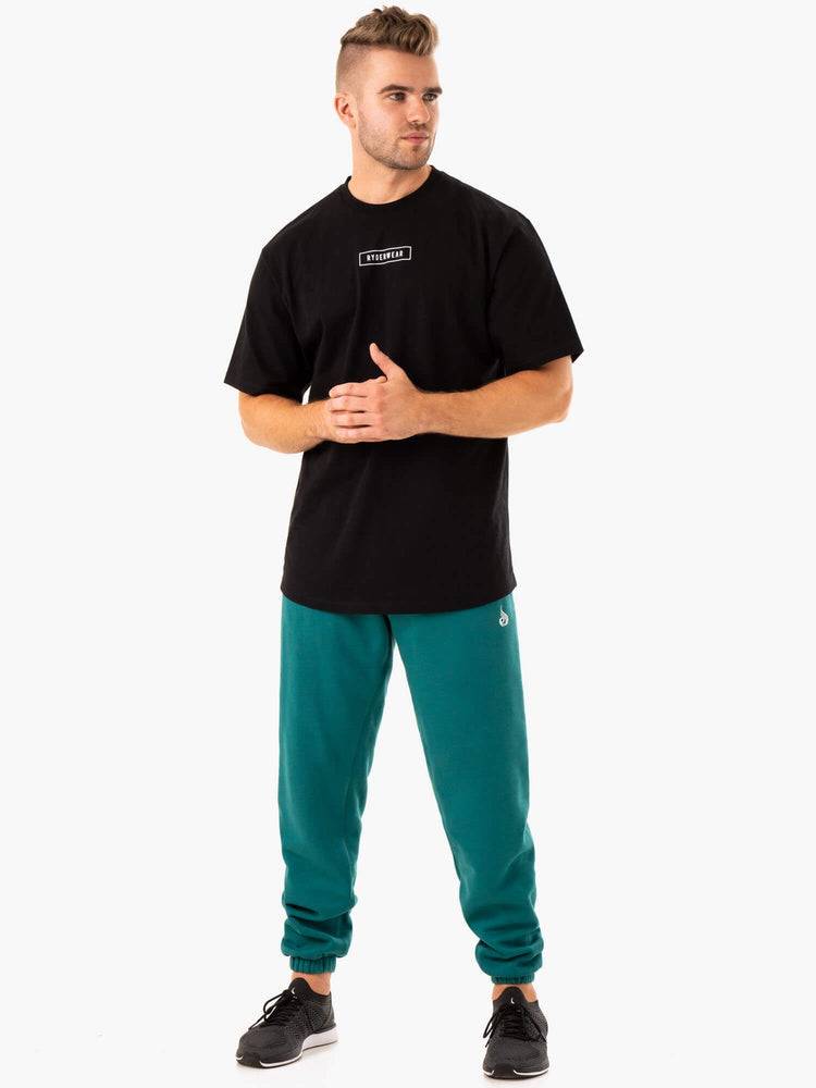 Ryderwear Men Track Pants Recharge Relaxed Men's Track Pants Teal | CA3114XF