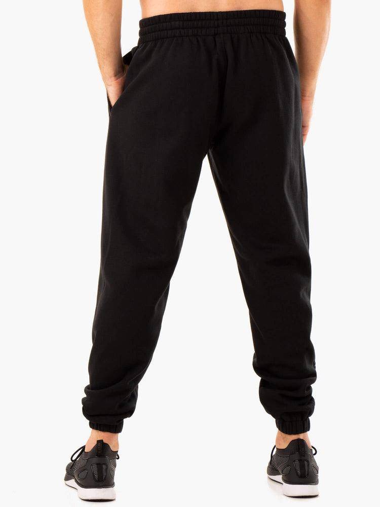 Ryderwear Men Track Pants Recharge Relaxed Men's Track Pants Black | CA3117KI