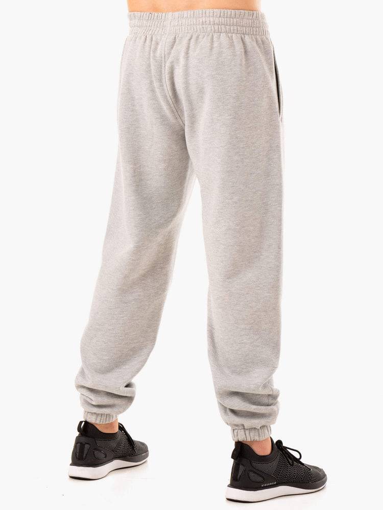 Ryderwear Men Track Pants Recharge Relaxed Men's Track Pants Grey Marl | CA3118JJ