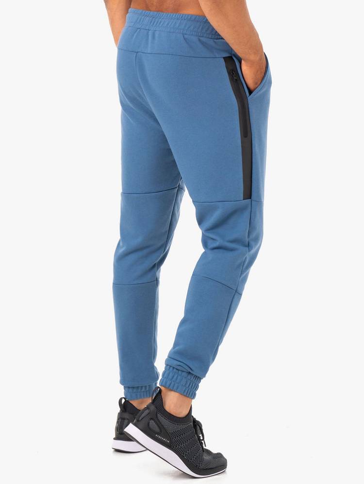 Ryderwear Men Track Pants Restore Fleece Men's Track Pants Blue | CA3107WY