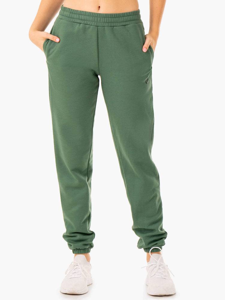 Ryderwear Men Track Pants Unisexs Men's Track Pants Forest Green | CA3099PQ