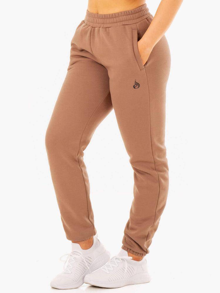 Ryderwear Men Track Pants Unisexs Men's Track Pants Mocha | CA3101IS