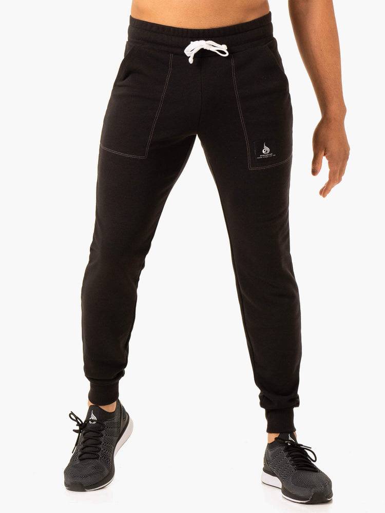 Ryderwear Men Track Pants Vital Men\'s Track Pants Faded Black | CA3098AP