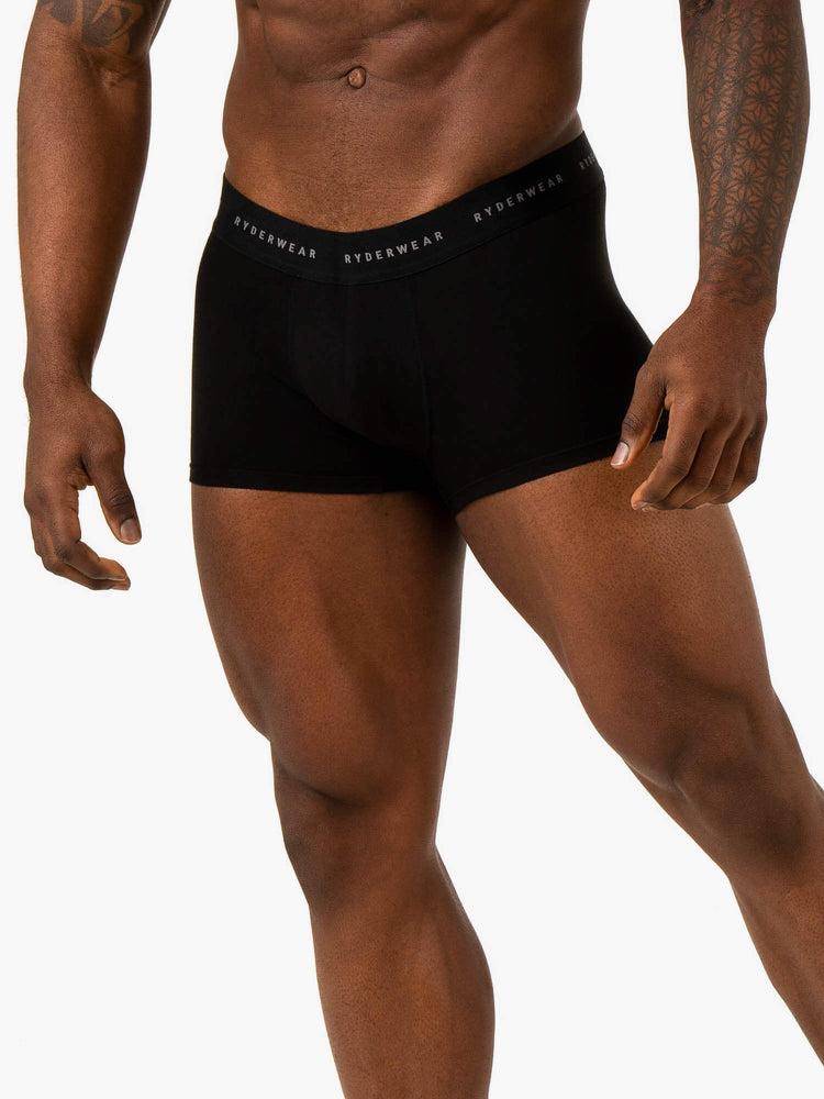 Ryderwear Men Underwear Boxer Briefs Men\'s Underwear Black | CA2603OR