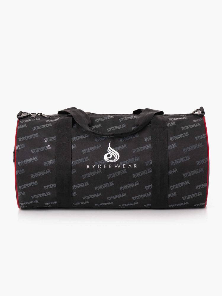 Ryderwear Women Bags Ryderwear Signature Duffle Women's Bags Black/Red | CA1067RW