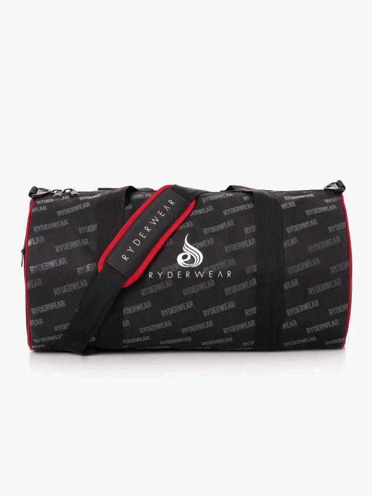 Ryderwear Women Bags Ryderwear Signature Duffle Women\'s Bags Black/Red | CA1067RW