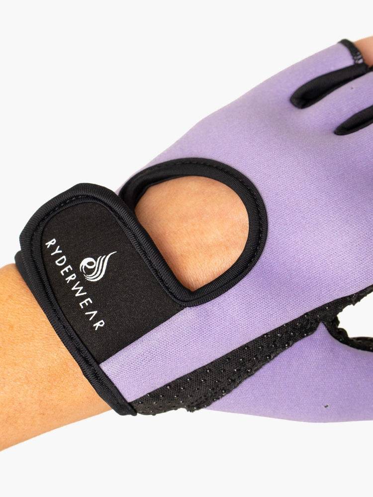 Ryderwear Women Gloves Lifting Women's Gloves Lavender | CA1050DN