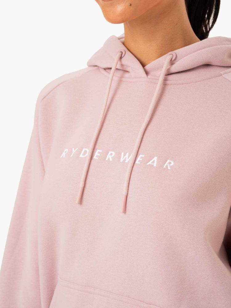 Ryderwear Women Hoodie Off Duty Fleece Women's Hoodie Rose Marl | CA2493GL