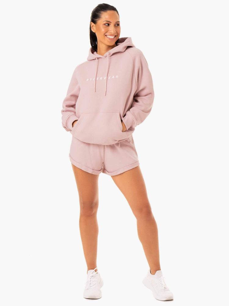 Ryderwear Women Hoodie Off Duty Fleece Women's Hoodie Rose Marl | CA2493GL