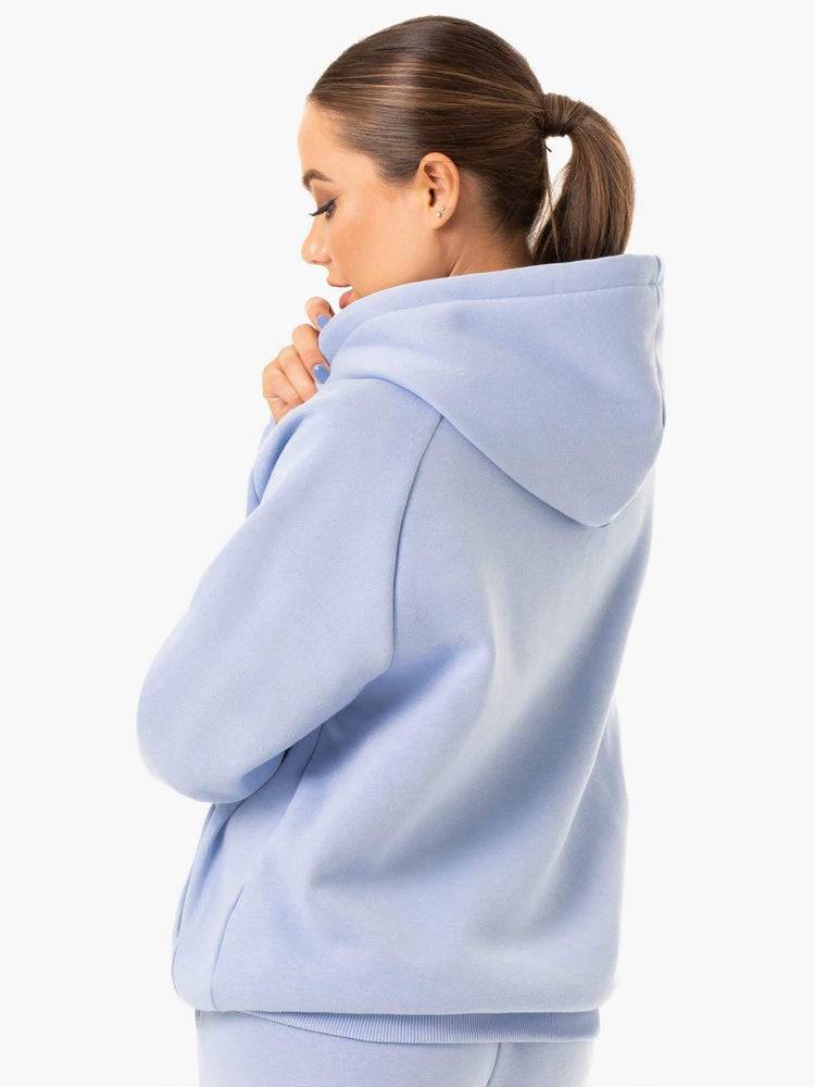 Ryderwear Women Hoodie Off Duty Fleece Women's Hoodie Blue Marl | CA2494FM