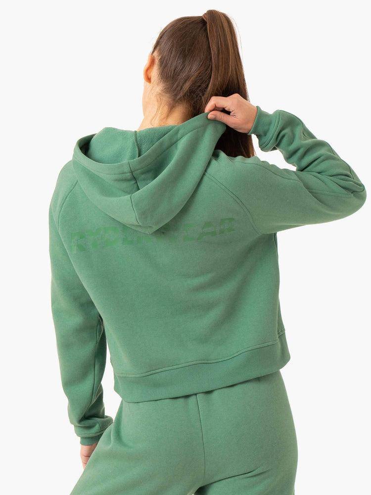 Ryderwear Women Hoodie Sideline Women's Hoodie Forest Green | CA2449UT