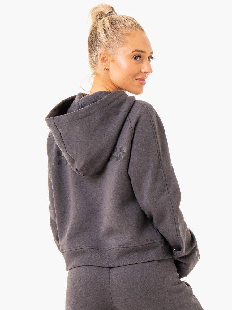 Ryderwear Women Hoodie Sideline Women's Hoodie Charcoal | CA2450YU