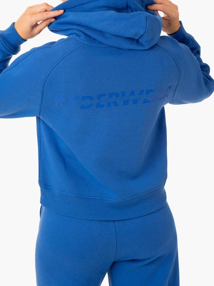 Ryderwear Women Hoodie Sideline Women's Hoodie Cobalt Blue | CA2456MA