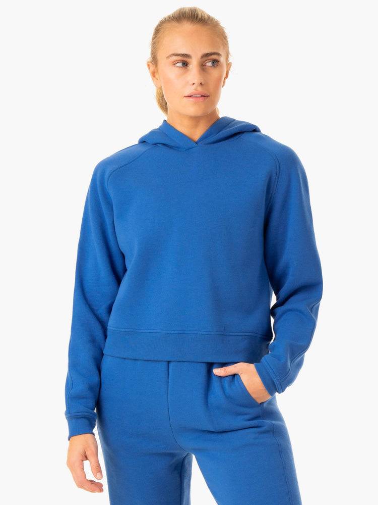 Ryderwear Women Hoodie Sideline Women\'s Hoodie Cobalt Blue | CA2456MA