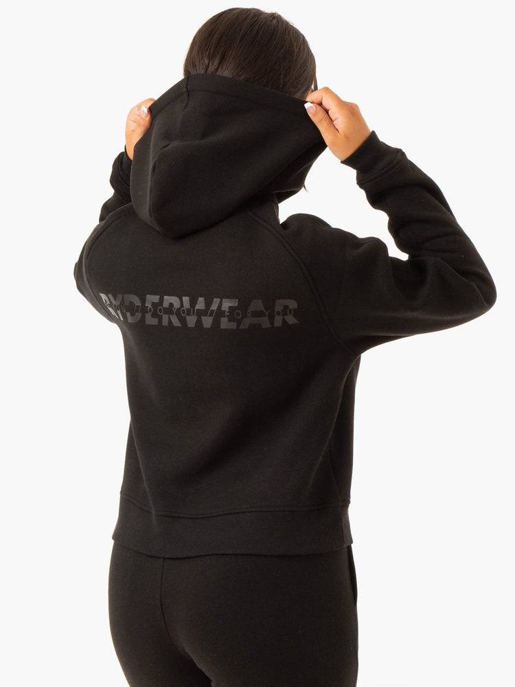 Ryderwear Women Hoodie Sideline Women's Hoodie Black | CA2458BC