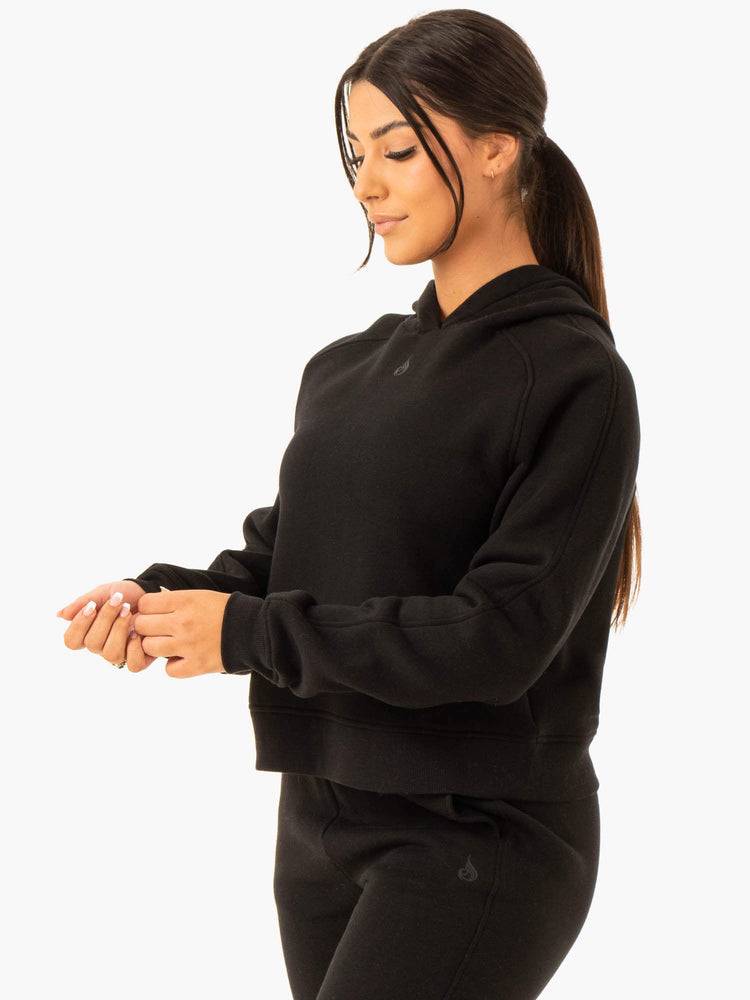 Ryderwear Women Hoodie Sideline Women's Hoodie Black | CA2458BC