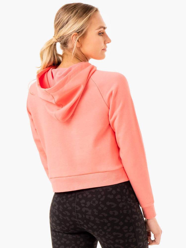 Ryderwear Women Hoodie Ultra Pullover Women's Hoodie Coral | CA2464KI