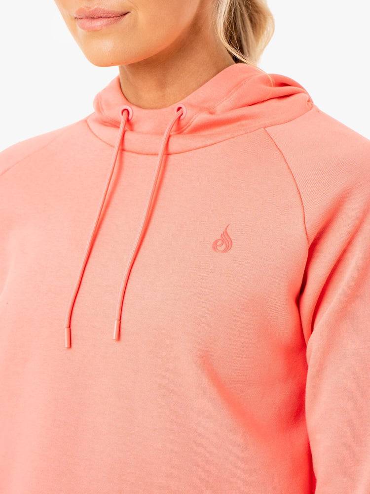 Ryderwear Women Hoodie Ultra Pullover Women's Hoodie Coral | CA2464KI