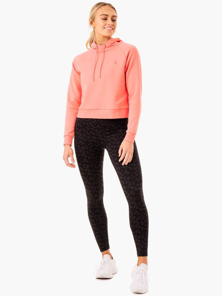 Ryderwear Women Hoodie Ultra Pullover Women's Hoodie Coral | CA2464KI