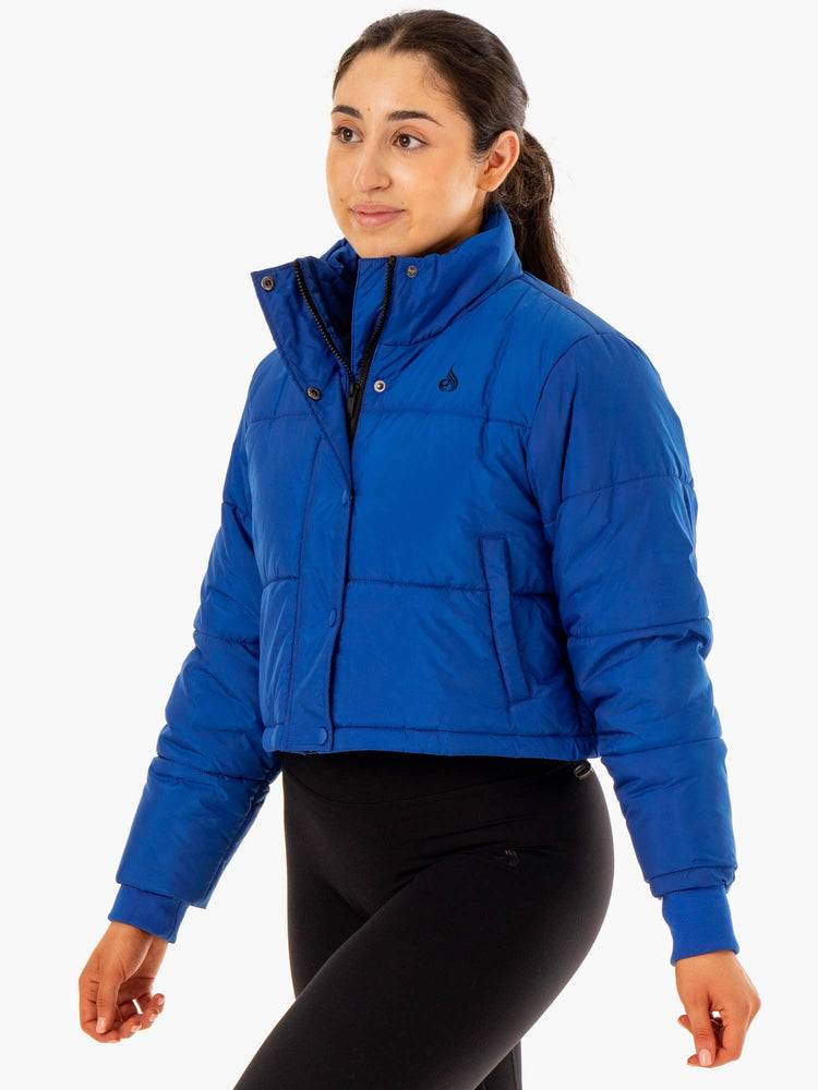 Ryderwear Women Jackets Apex Puffer Women's Jackets Cobalt Blue | CA2433VD