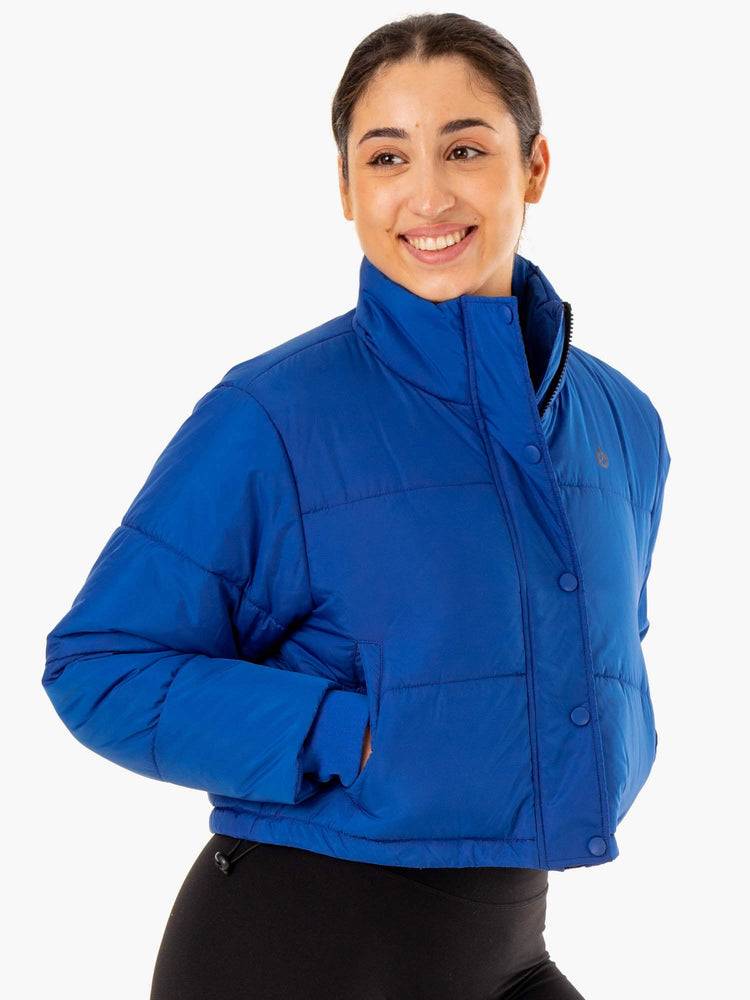 Ryderwear Women Jackets Apex Puffer Women's Jackets Cobalt Blue | CA2433VD