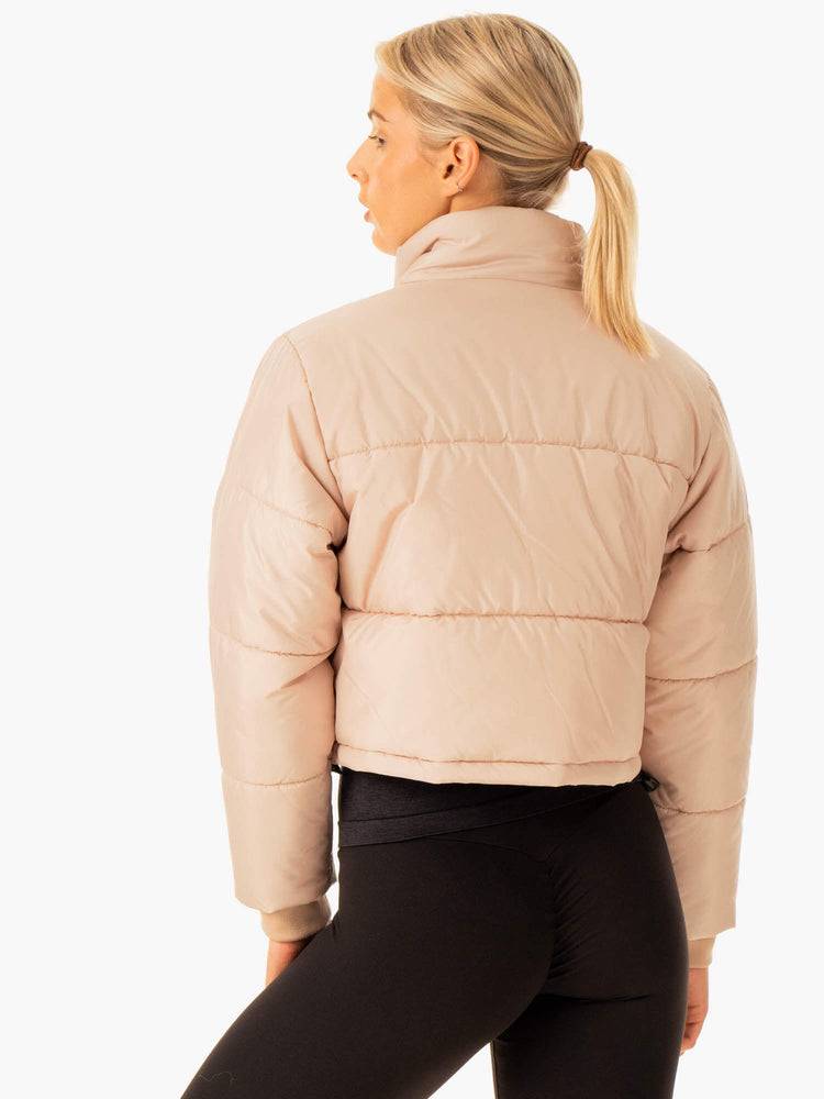 Ryderwear Women Jackets Apex Puffer Women's Jackets Nude | CA2434CE