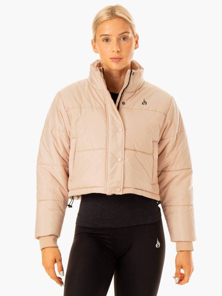 Ryderwear Women Jackets Apex Puffer Women\'s Jackets Nude | CA2434CE