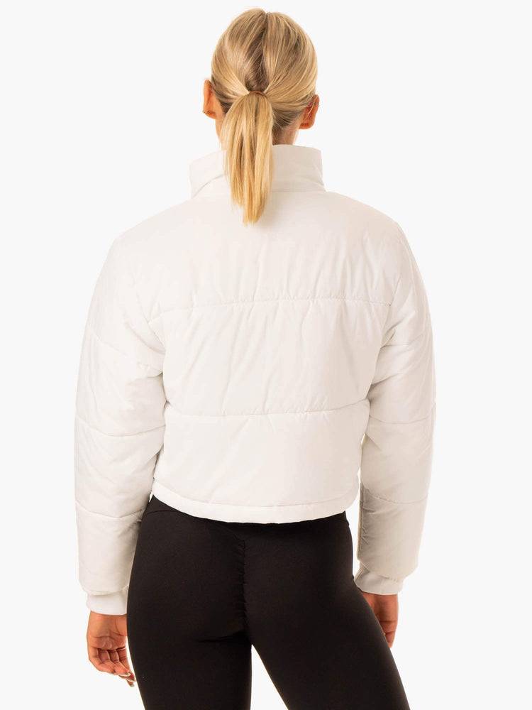 Ryderwear Women Jackets Apex Puffer Women's Jackets White | CA2436ZG