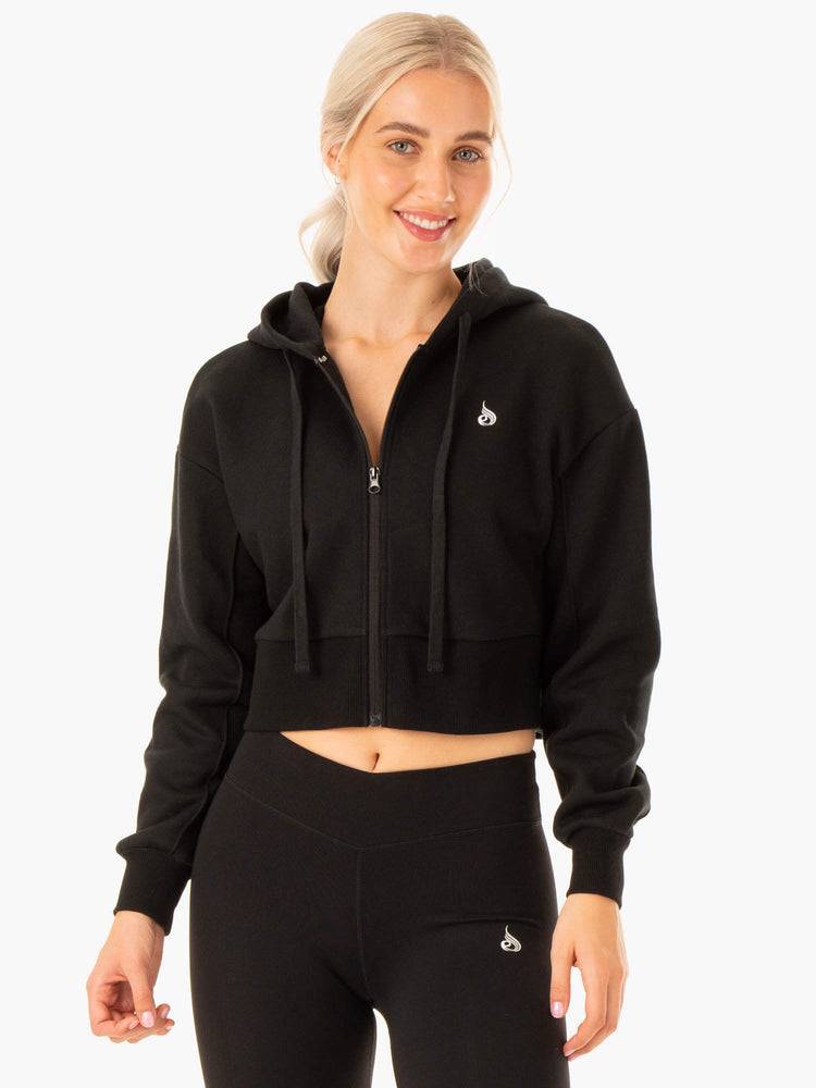 Ryderwear Women Jackets Revival Zip Up Women\'s Jackets Black | CA2440HK