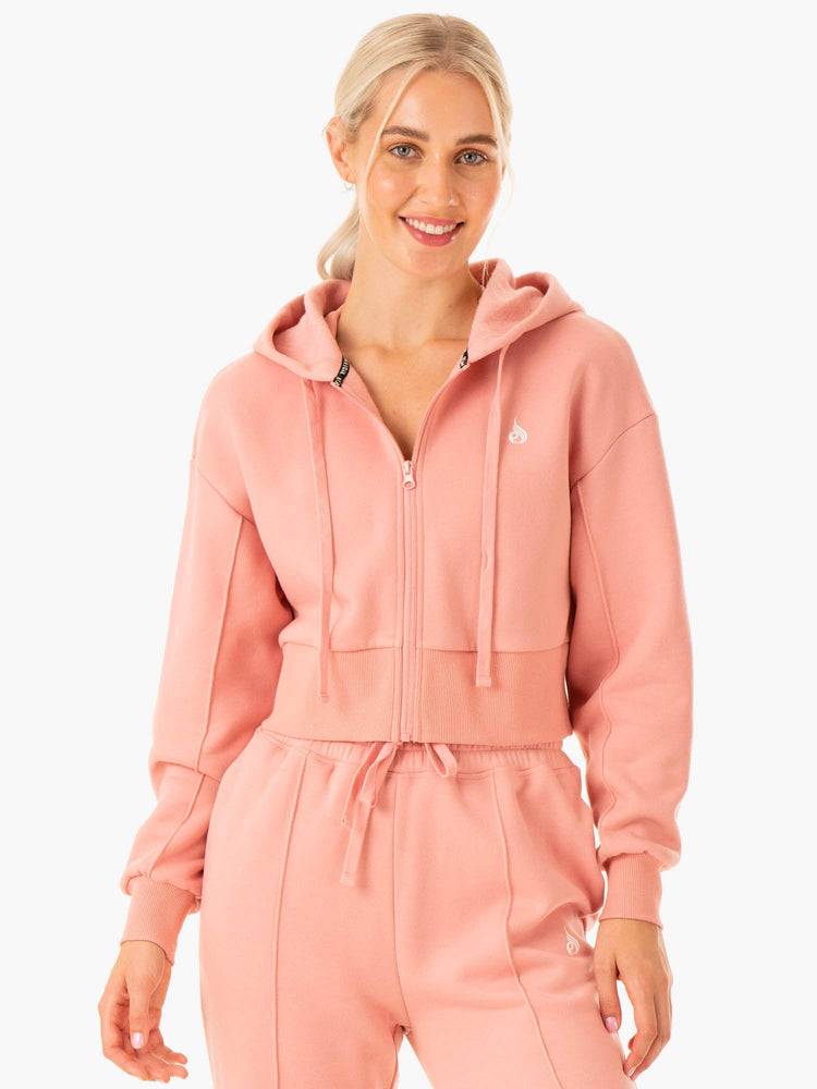 Ryderwear Women Jackets Revival Zip Up Women\'s Jackets Pink | CA2441GL