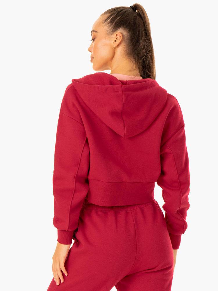 Ryderwear Women Jackets Revival Zip Up Women's Jackets Red | CA2445AP