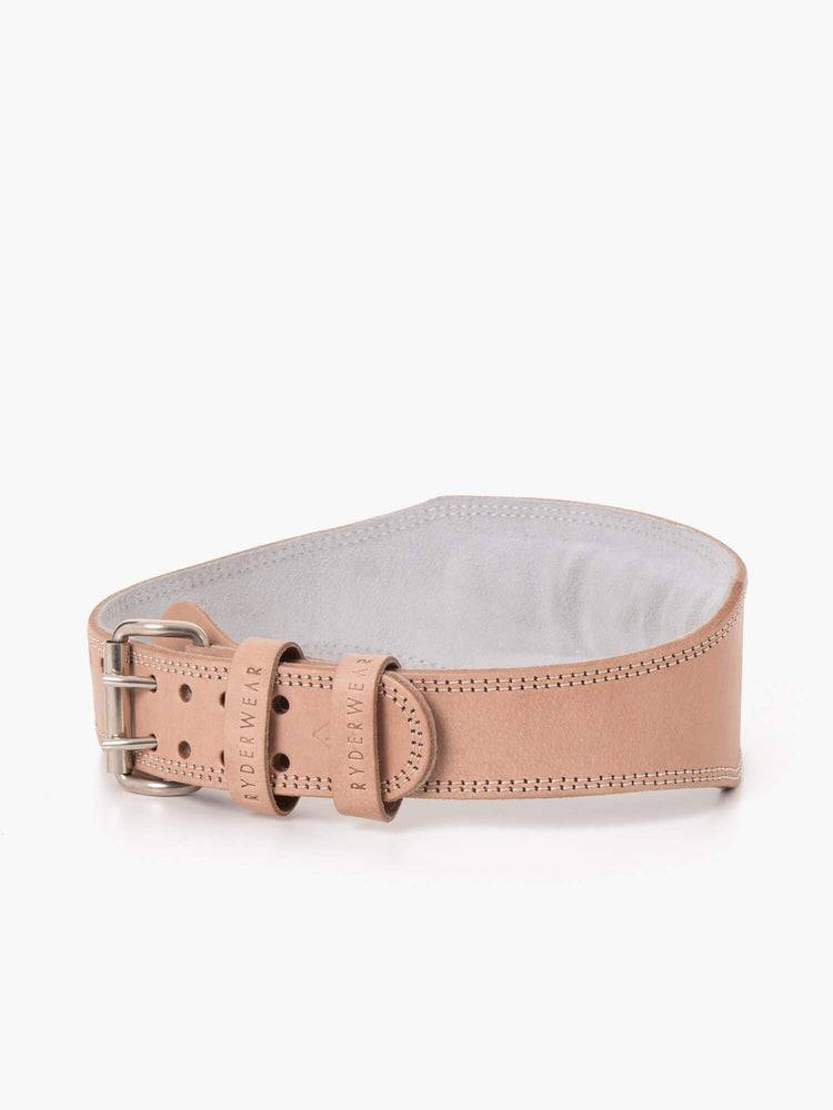 Ryderwear Women Leather Lifting Belt Women's Accessories Tan | CA1011MA