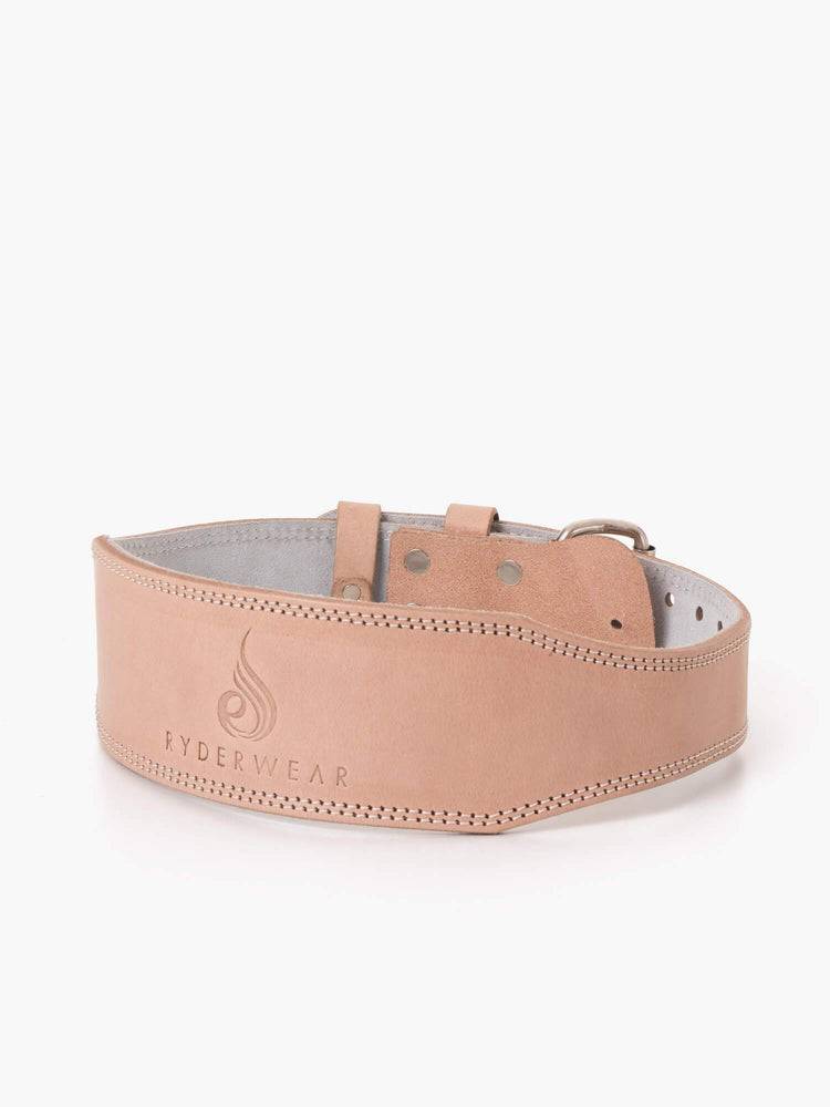 Ryderwear Women Leather Lifting Belt Women\'s Accessories Tan | CA1011MA