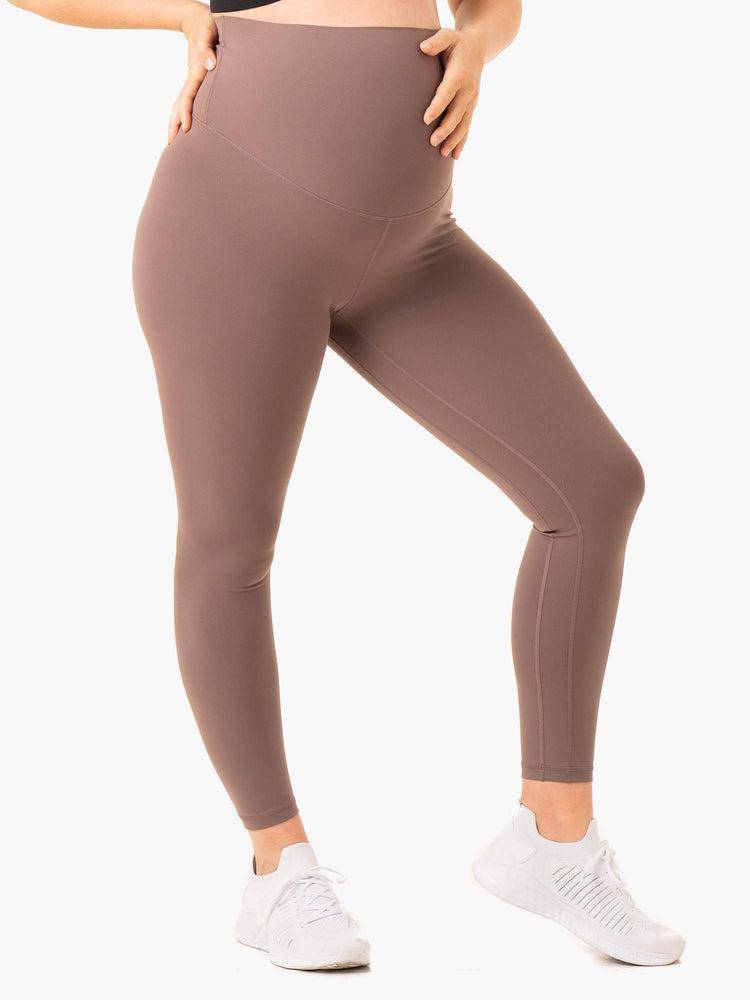 Ryderwear Women Leggings Active Bump Women's Leggings Chocolate | CA2382CE