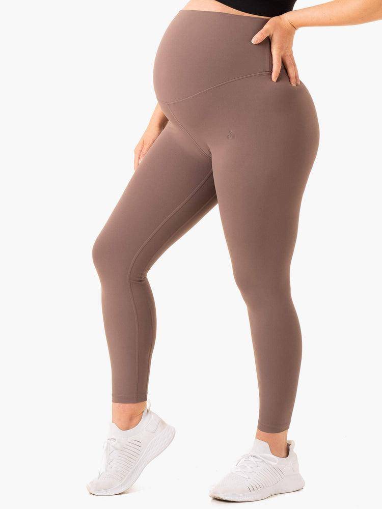 Ryderwear Women Leggings Active Bump Women\'s Leggings Chocolate | CA2382CE